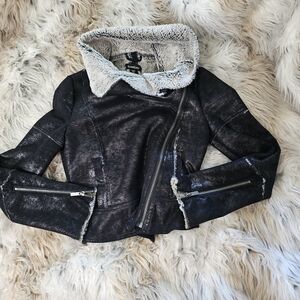 Black Faux Suede Jacket